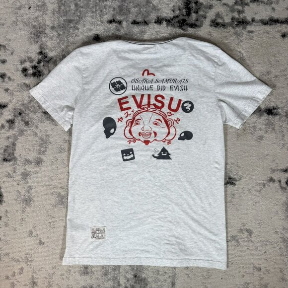 Evisu Osaka Samurai Graphic T-Shirt - Picture 2 of 9